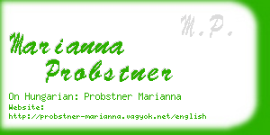 marianna probstner business card